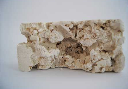 DELOREAN, porous white block